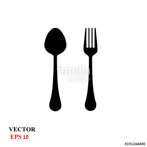 Spoon And Fork Vector Illustration Stock Image And Royalty Free 500x500 Spoon And Fork Vector Illustration Stock Image And Royalty Free
