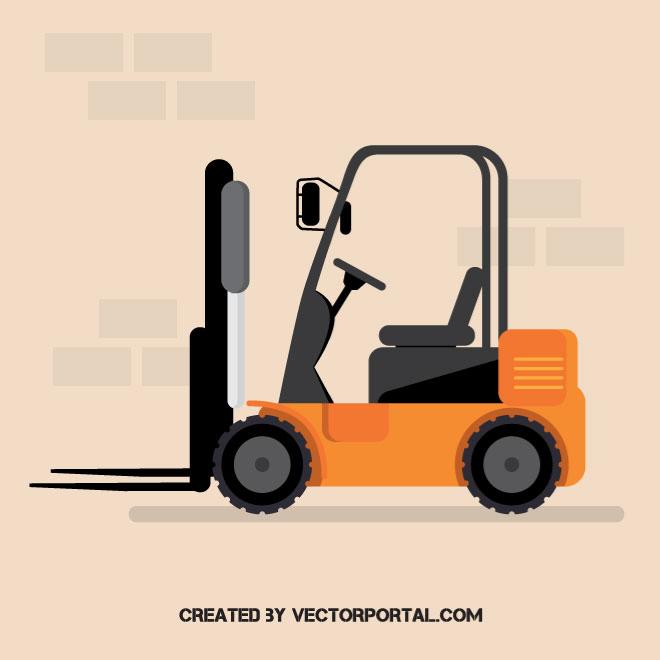 Forklift Vector Graphics 660x660 Forklift Vector Graphics