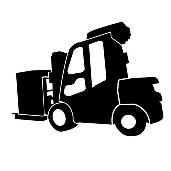 Free Silhouette Vector Toy Crane Silhouette 340x340 Free Silhouette Vector Toy Crane Silhouette