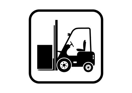 Forklift Vector Icon On White Background Royalty Free Vector Graphics 450x318 Forklift Vector Icon On White Background Royalty Free Vector Graphics