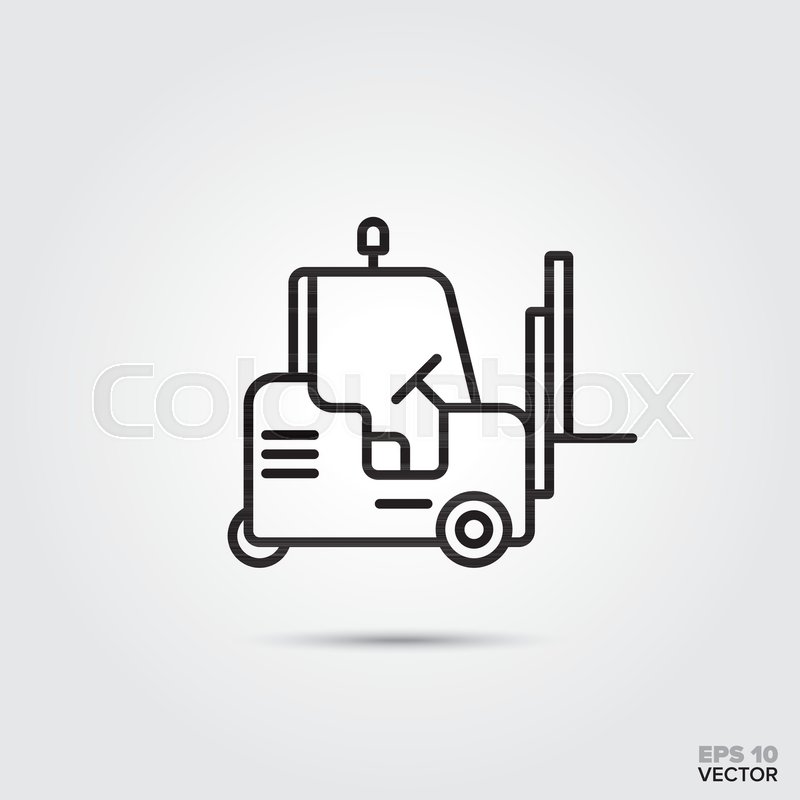 Forklift Vector Line Icon Industry Stock Vector Colourbox 800x800 Forklift Vector Line Icon Industry Stock Vector Colourbox
