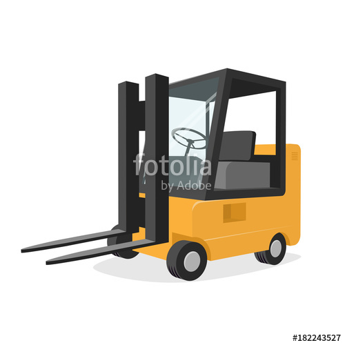 Forklift Vector Clipart Stock Image And Royalty Free Vector 500x500 Forklift Vector Clipart Stock Image And Royalty Free Vector