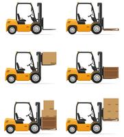Forklift Truck Free Vector Art 181x200 Forklift Truck Free Vector Art