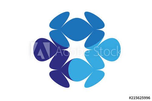 500x334 Logotipo De Formas Azules