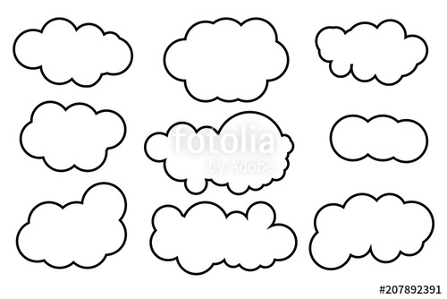 500x334 Siluetas Y Formas De Nubes Stock Image And Royalty Free Vector