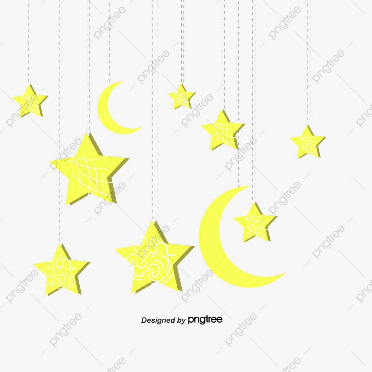 1200x1200 Formato Vectorial De La Luna Y Las Estrellas, Mubarak