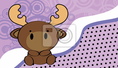 400x233 Lindo Blanco Alces En Formato Vectorial Pinturas Para La