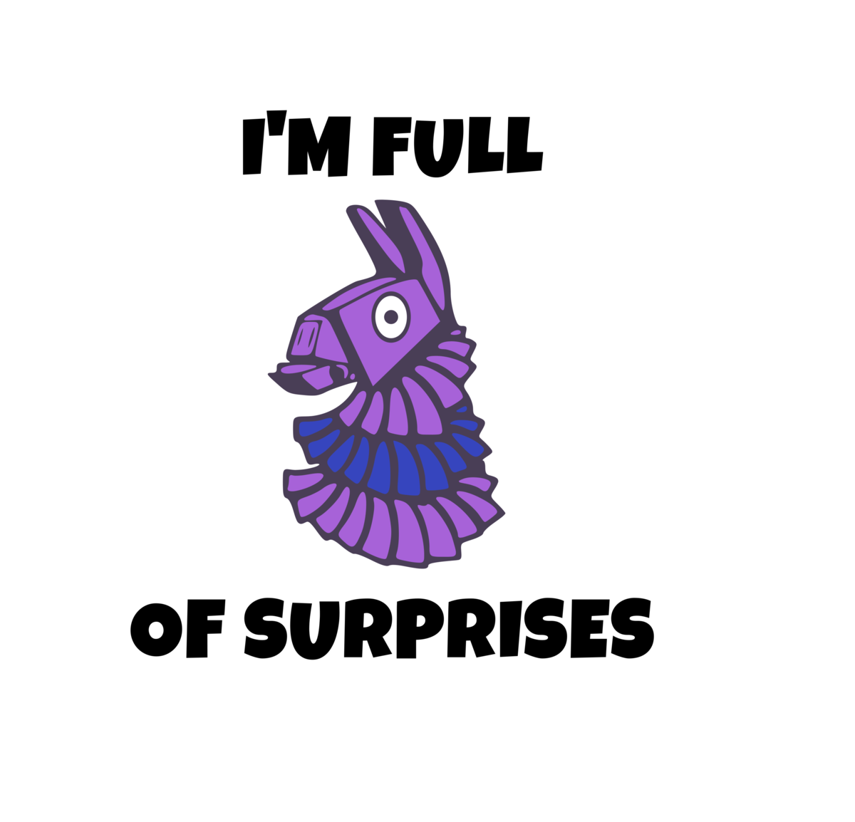 1200x1154 Fortnite Llama Full Of Surprises Digital Dxf Png