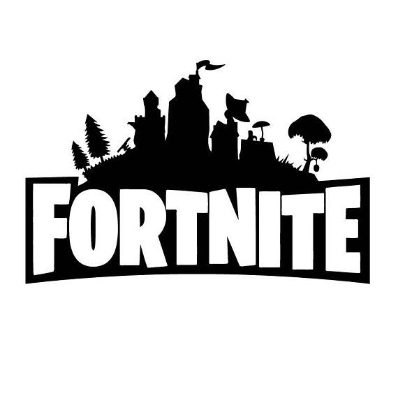 570x570 Fortnite Fortnite Clipart Vector Logo Print Cricut