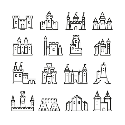 400x400 Page Fortress On Curated Vector Illustrations, Stock Royalty