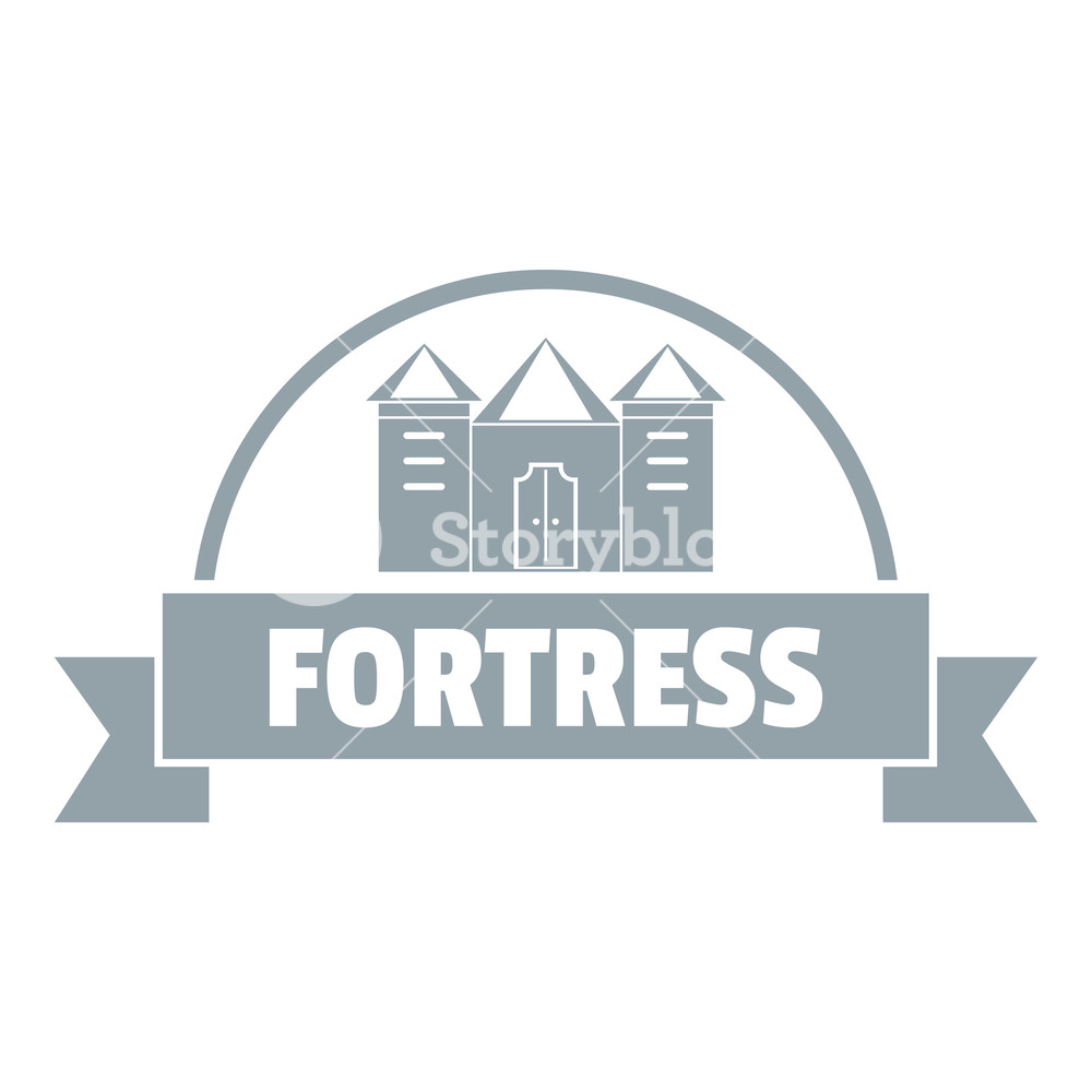 1000x1000 Emblem Fortress Logo Simple Illustration Of Emblem Fortress