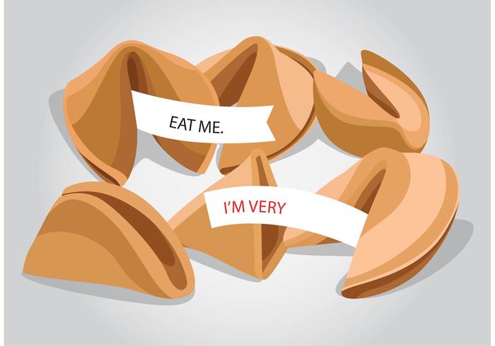 700x490 Fortune Cookie Vector