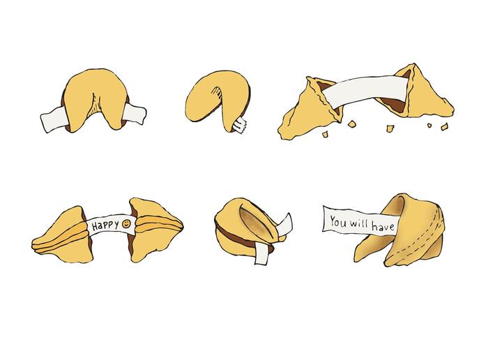 700x490 Free Fortune Cookie Vector Series