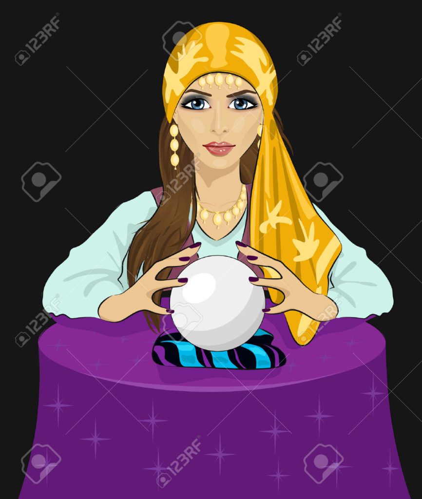 Young Fortune Teller Woman Reading Future On A Magical 866x1024 Young Fortune Teller Woman Reading Future On A Magical