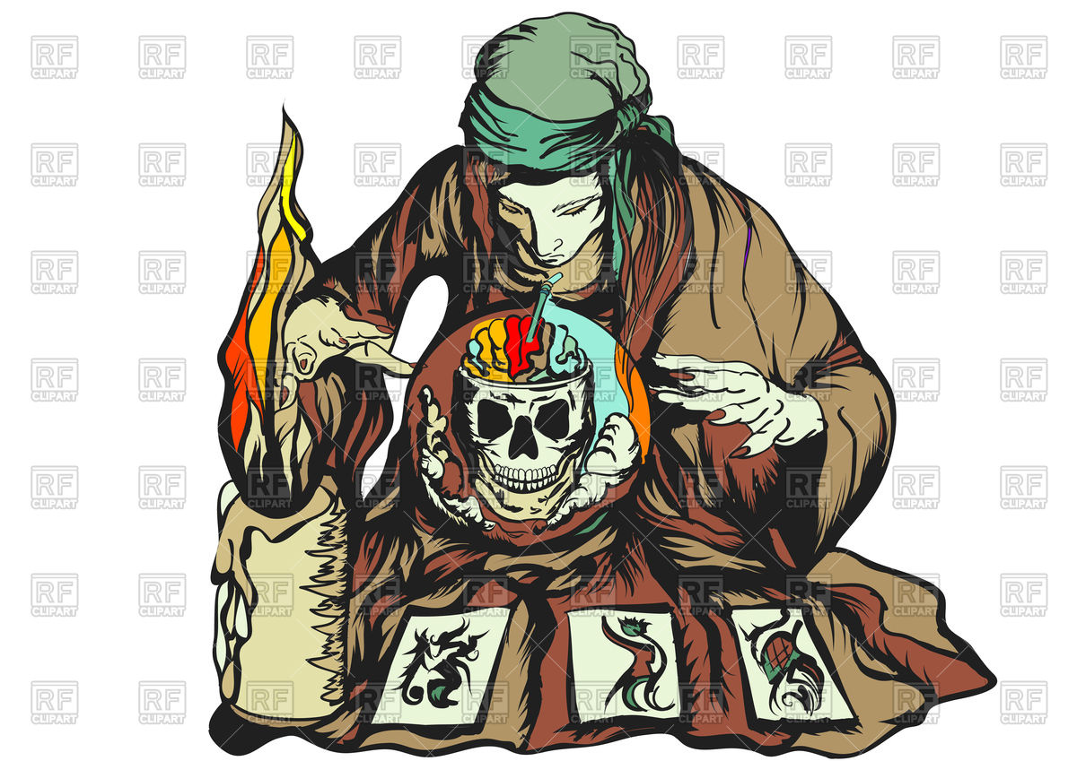 Fortune Teller Vector Image Of People Arkela 1200x849 Fortune Teller Vector Image Of People Arkela