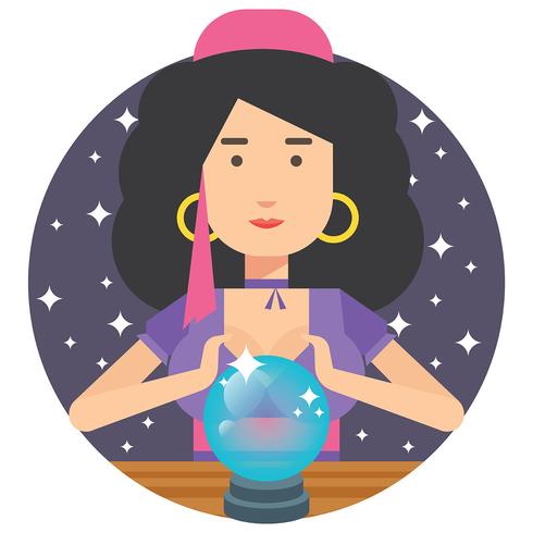 Fortune Teller Illustration 490x490 Fortune Teller Illustration