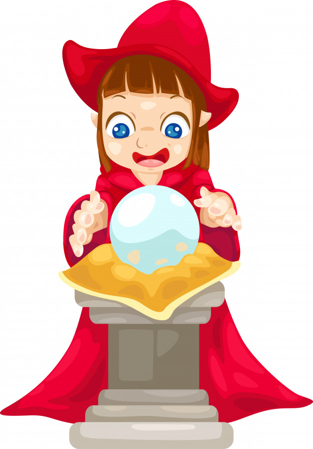 Fortune Teller With Crystal Ball Vector Premium Download 626x896 Fortune Teller With Crystal Ball Vector Premium Download