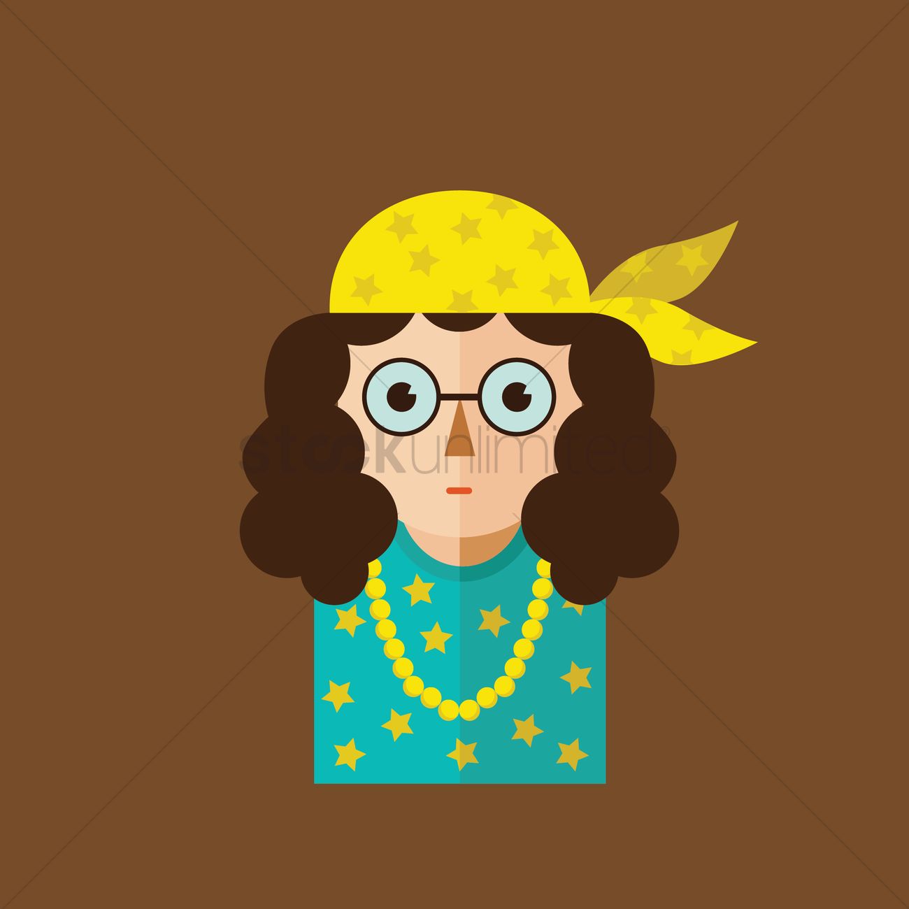 Woman Fortune Teller Vector Image 1300x1300 Woman Fortune Teller Vector Image