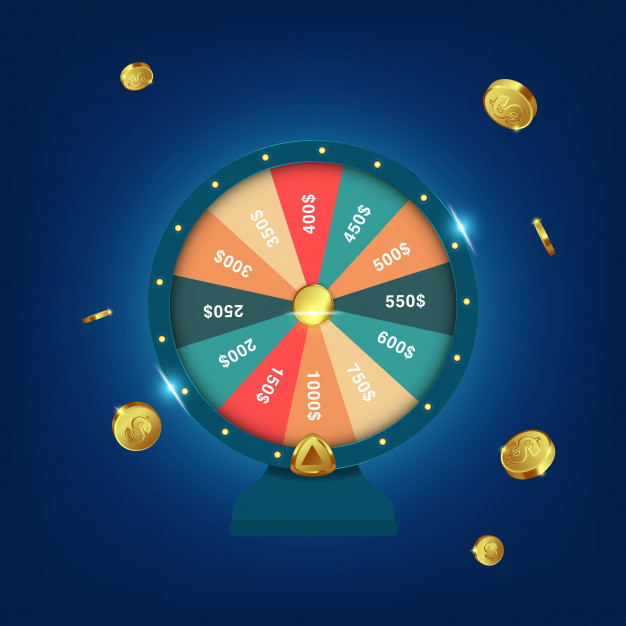 626x626 Realistic Spinning Fortune Wheel, Lucky Roulette Vector