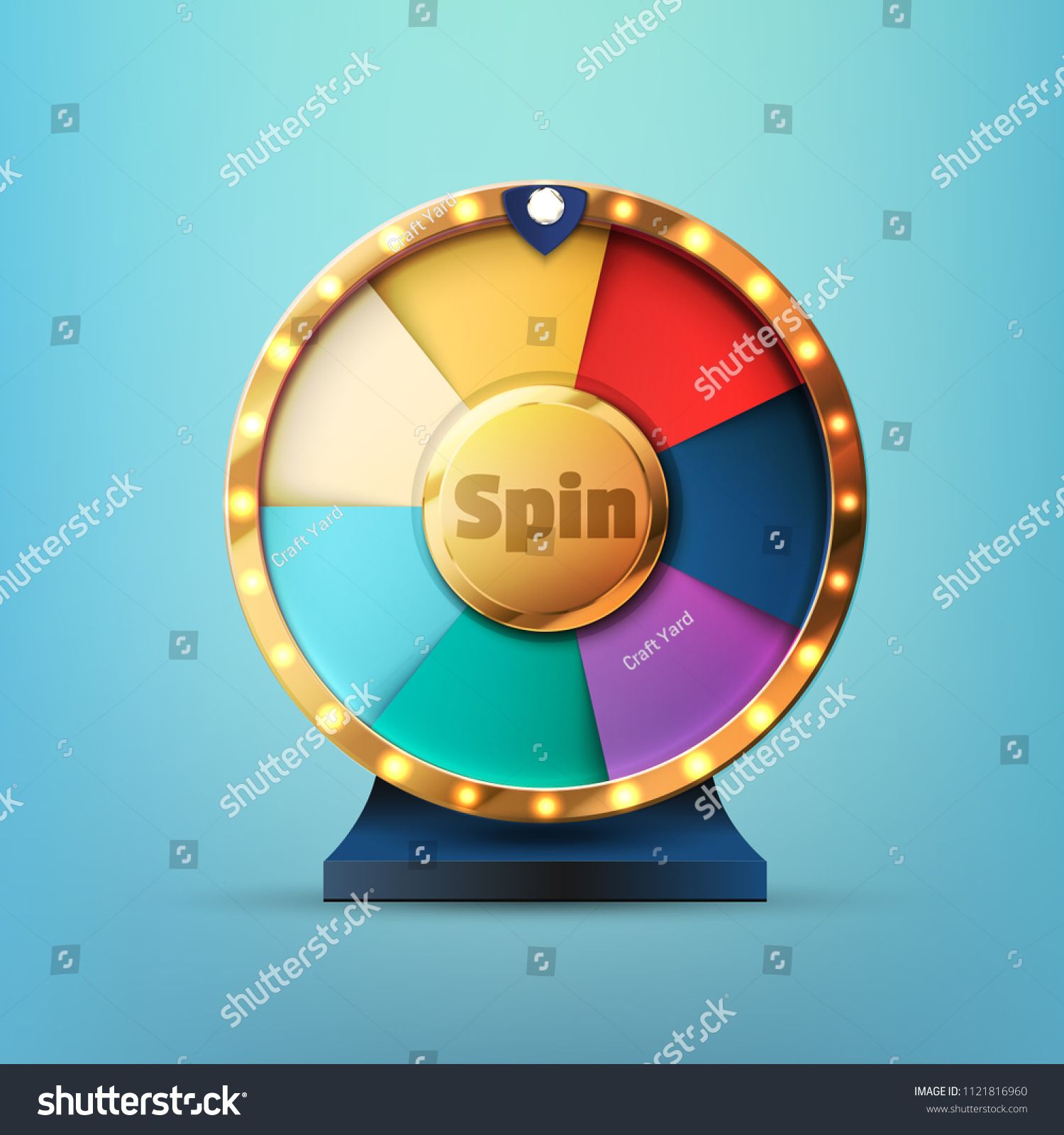 1500x1600 Fortune Spin Wheel Vector Game Options Branding Vector Game