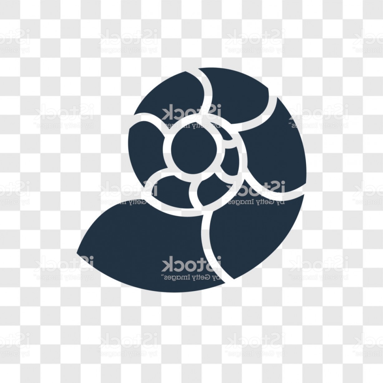 1228x1228 Fossil Vector Icon Isolated On Transparent Background Fossil