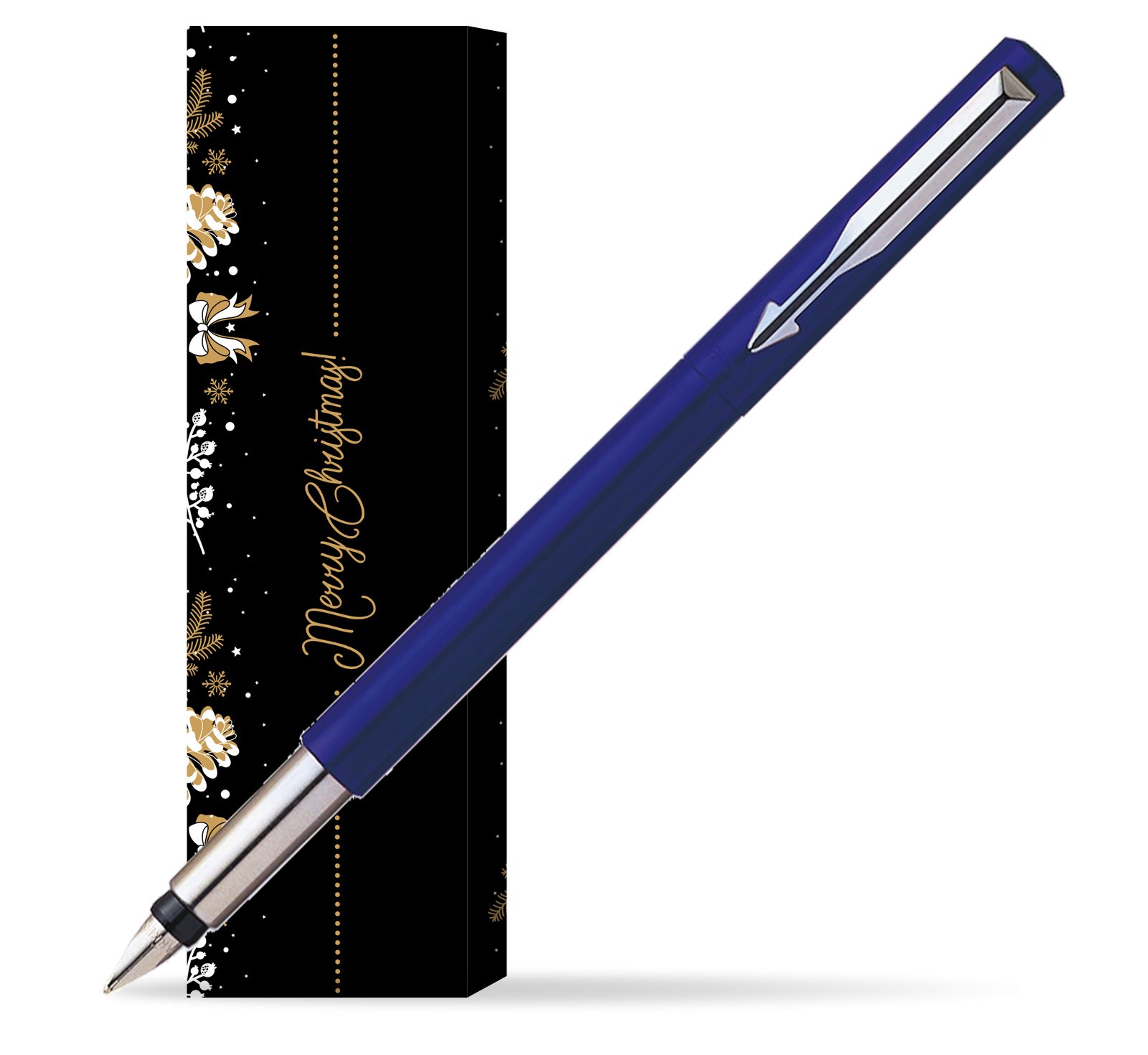 1600x1470 Parker Vector Standard Blue Fountain Pen In Cover Golden Tree