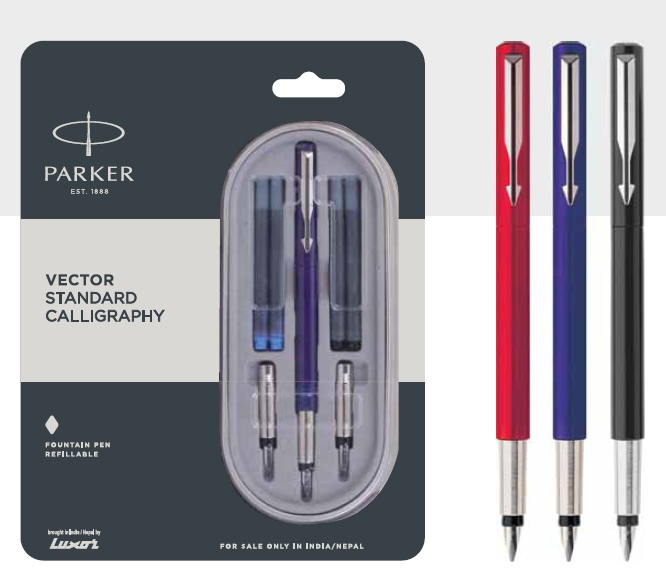 666x578 Parker Vector Standard Calligraphy Fountain Pen