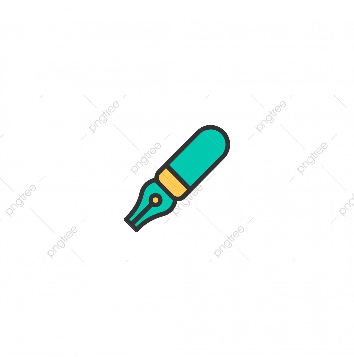 1200x1208 Fountain Pen Icon Design Stationery Icon Vector Design, Logo