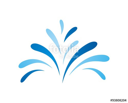 500x400 Water Splash Of Fountain Stock Image And Royalty Free Vector