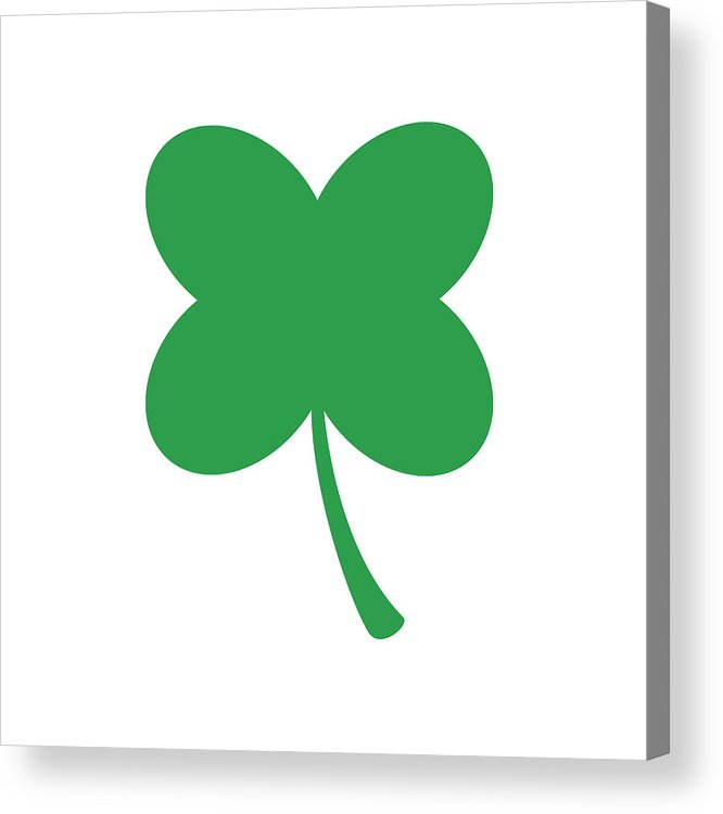 666x750 Four Leaf Clover Vector Icon St Patricks Day Clover Silhouette