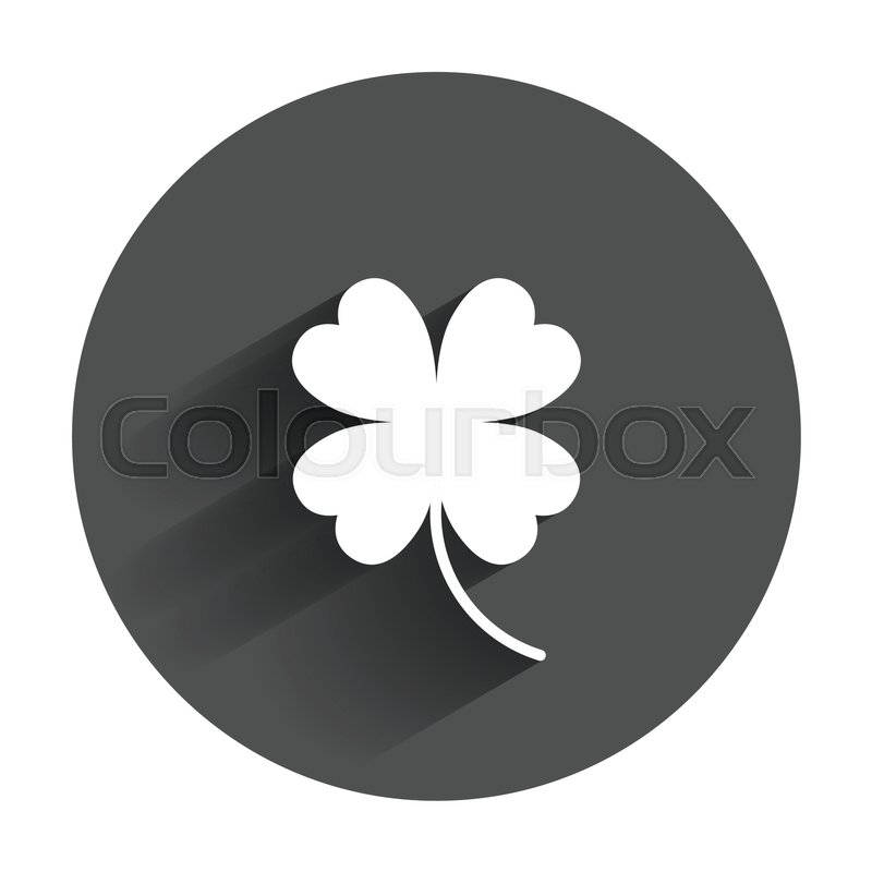 800x800 Four Leaf Clover Vector Icon Clover Stock Vector Colourbox