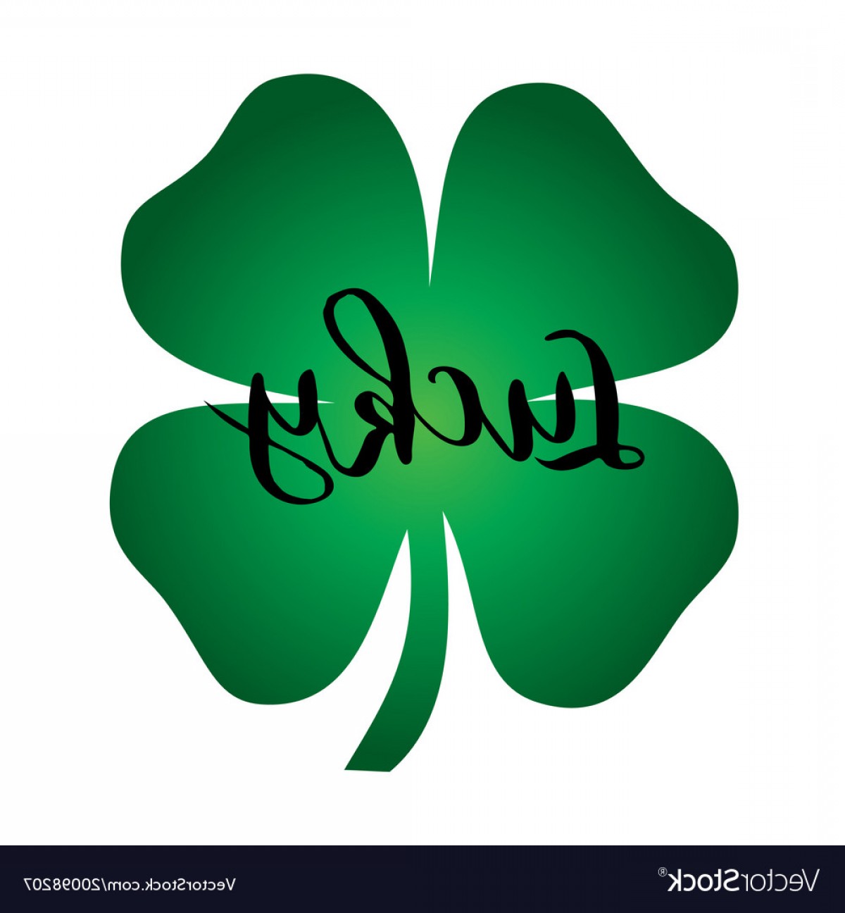 Four Leaf Clover Vector at Vectorified.com | Collection of Four Leaf ...