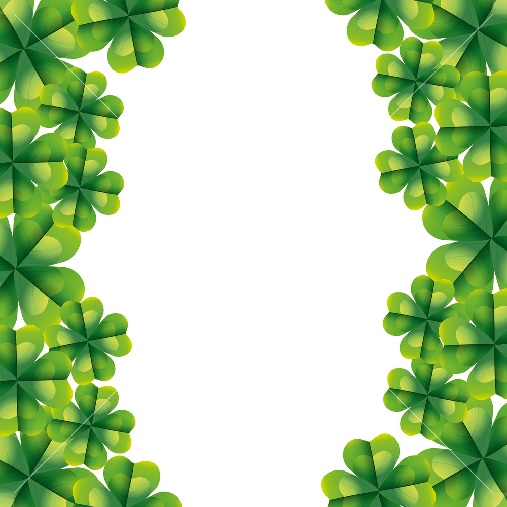 Four Leaf Clover Vector Ilustration Royalty Free Stock Image 1000x1000 Four Leaf Clover Vector Ilustration Royalty Free Stock Image