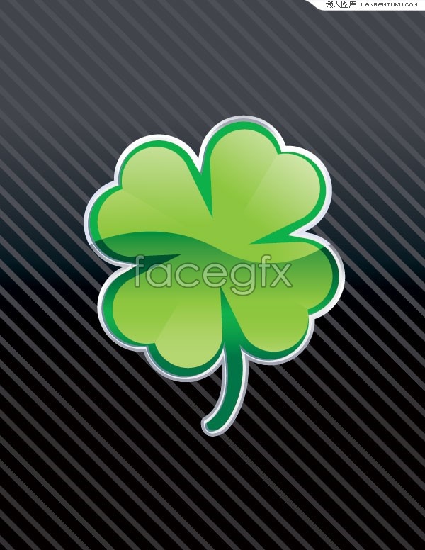 A Delicate And Life Like Four Leaf Clover Vector For Free Download 600x776 A Delicate And Life Like Four Leaf Clover Vector For Free Download