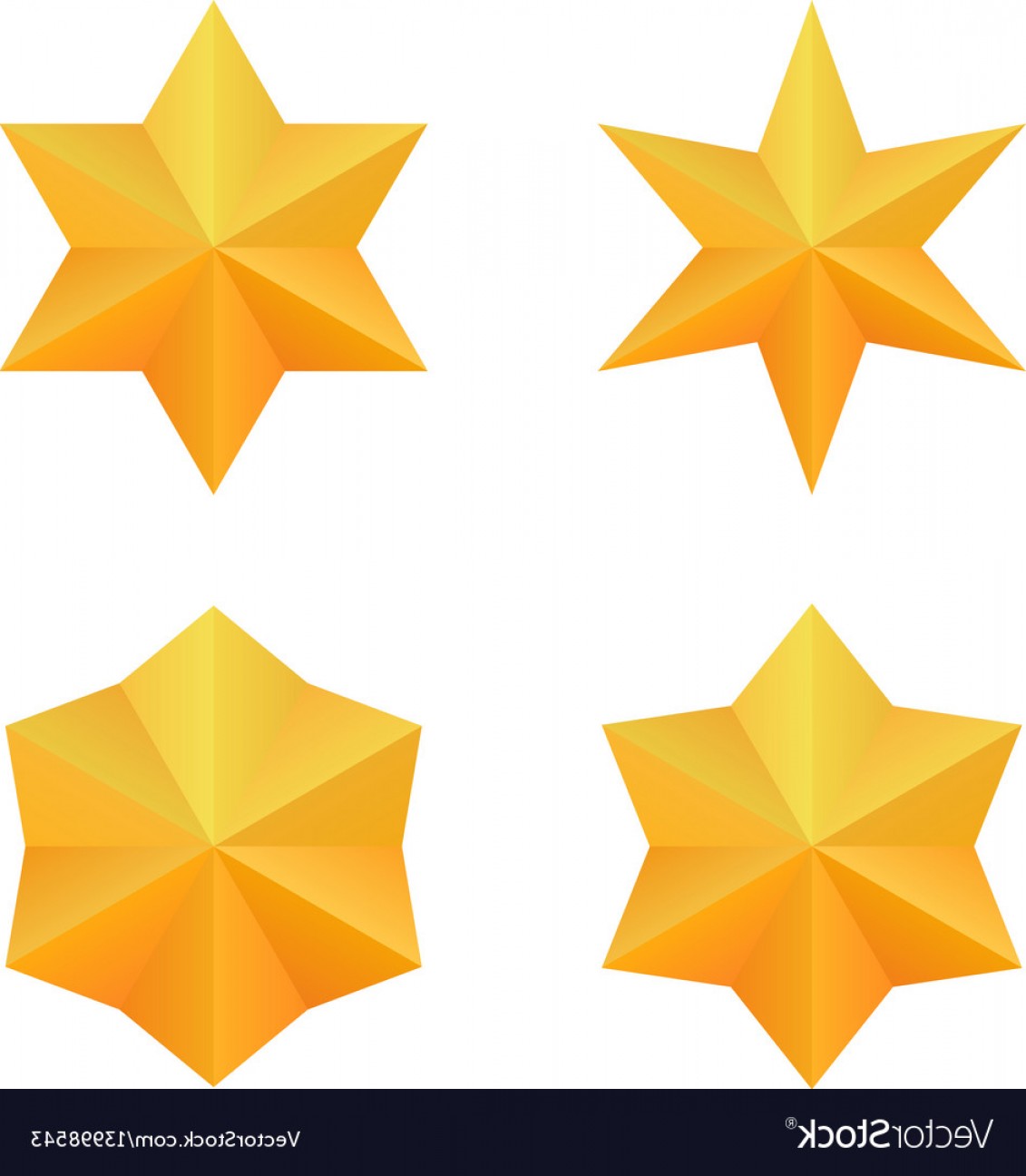 Set Of Four Golden Six Point Stars Vector Createmepink 1131x1296 Set Of Four Golden Six Point Stars Vector Createmepink