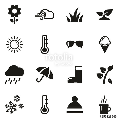 495x500 Four Seasons Icons Stock Image And Royalty Free Vector