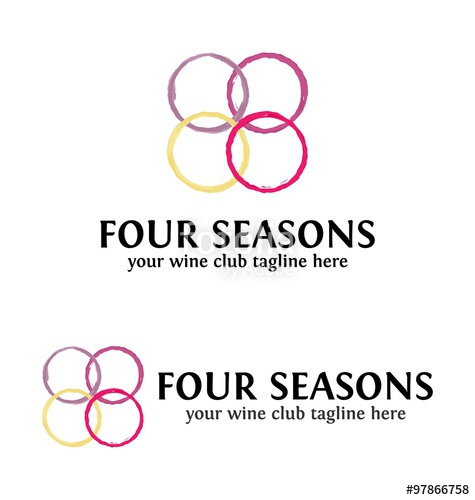 475x500 Four Seasons Wine Logo Stock Image And Royalty Free Vector