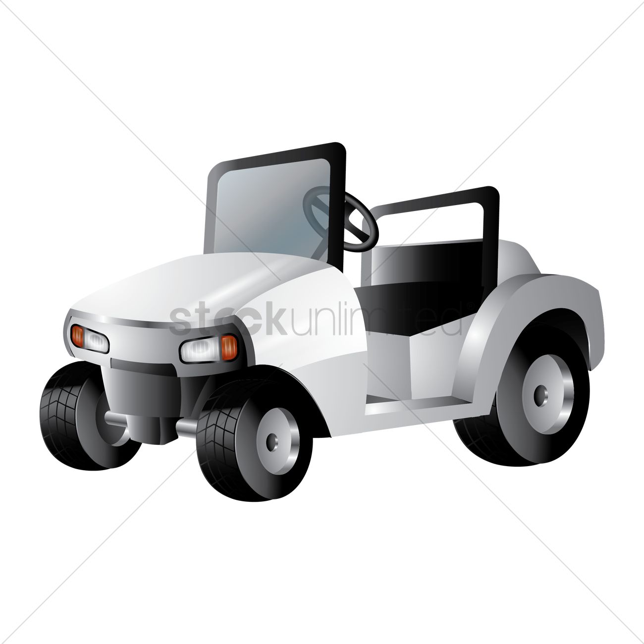 1300x1300 Four Wheeler Vector Image