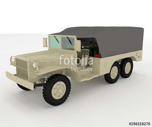 500x417 A Jeep Four Wheeler Vector Or Color Illustration Stock Photo