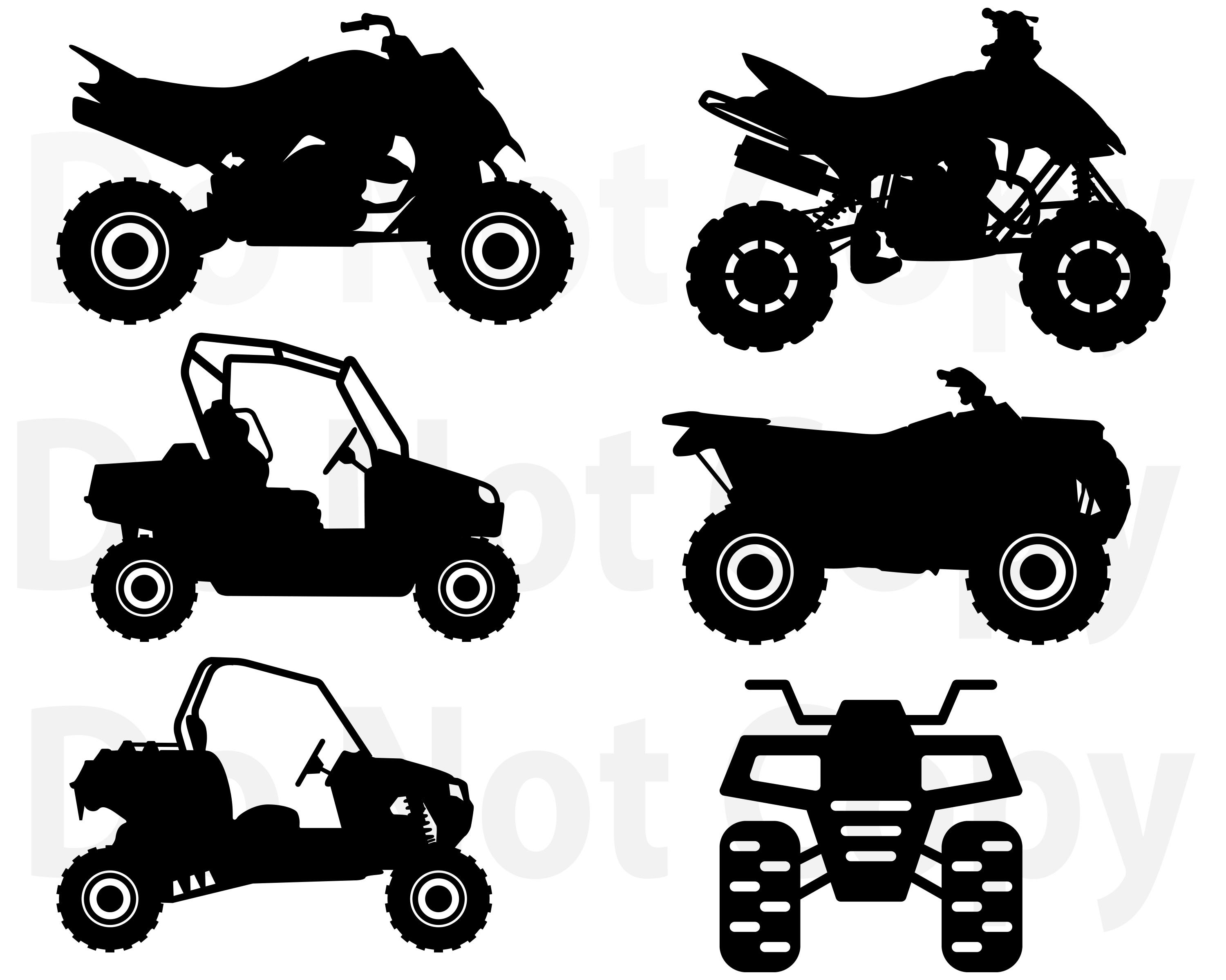 3000x2400 Atv Bundle Quad For Cricut Wheeler Design Etsy