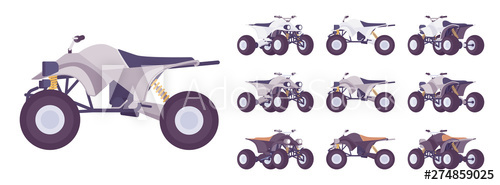 500x185 Atv Transport Set All Terrain Motorized Vehicle, Off Highway Four