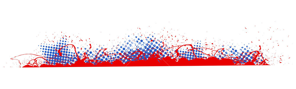 1000x303 Border Of July Vector Theme Design Royalty Free Stock Image