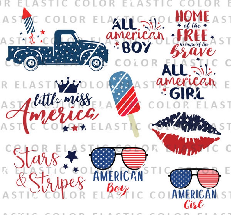 794x738 July Bundle July Clipart Bundle Fourth Of July Etsy
