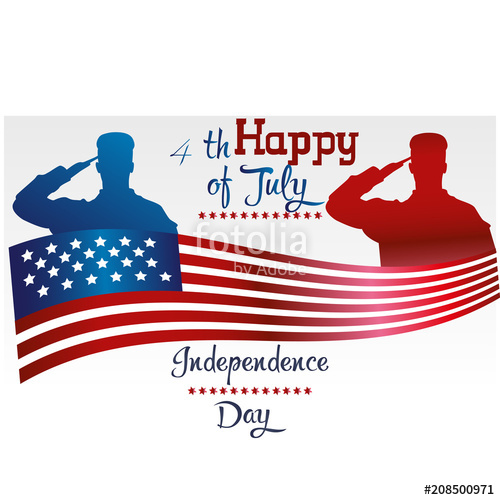 500x500 Happy Independence Day United States Of America Of July