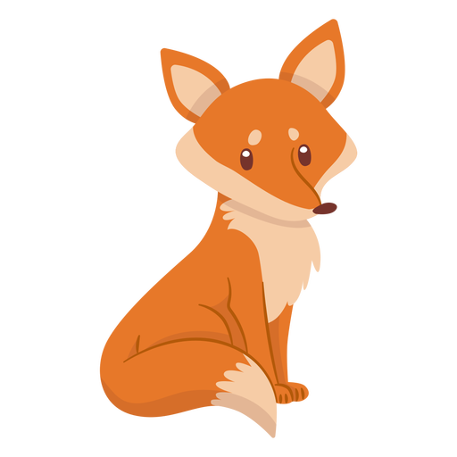512x512 Cute Fox Cartoon Design