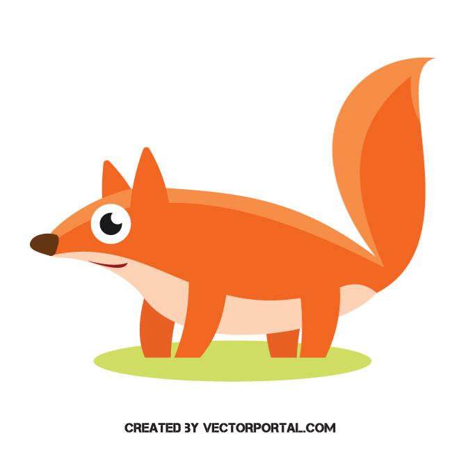 660x660 Fox Cartoon Vector Art
