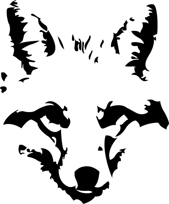 556x668 Fox Face Vector