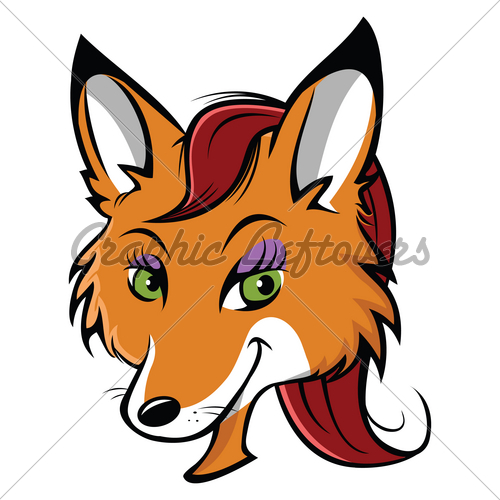 500x500 Sexy Fox Face Gl Stock Images