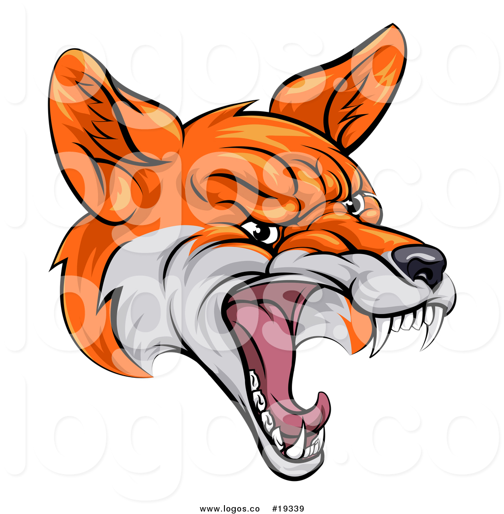 1024x1044 Vector Logo Of A Mad Fox Face