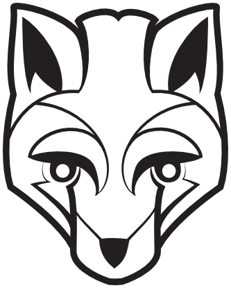 333x415 Fox Face Vector